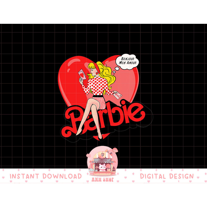 Barbie Valentines Bonjour Mon Amour png, sublimation copy.jpg