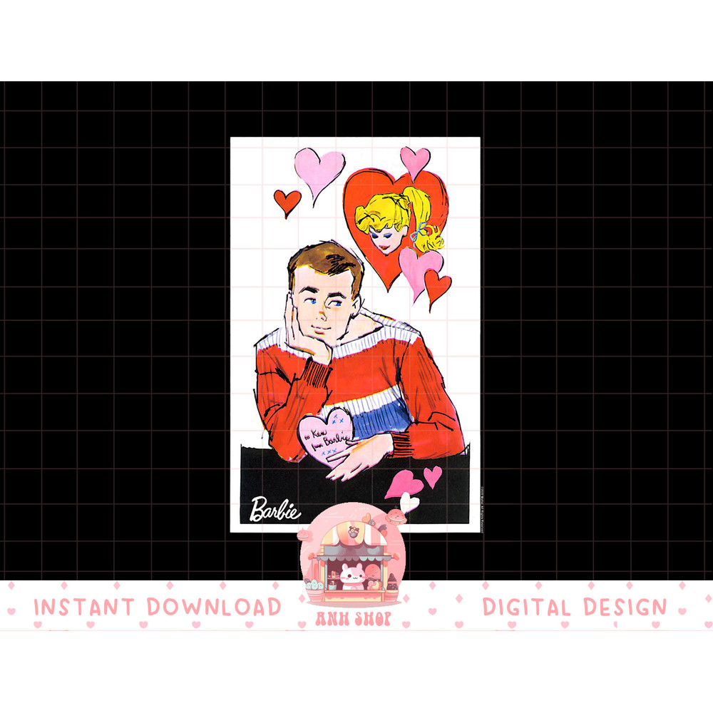 Barbie Valentines Ken DayDreaming png, sublimation copy.jpg