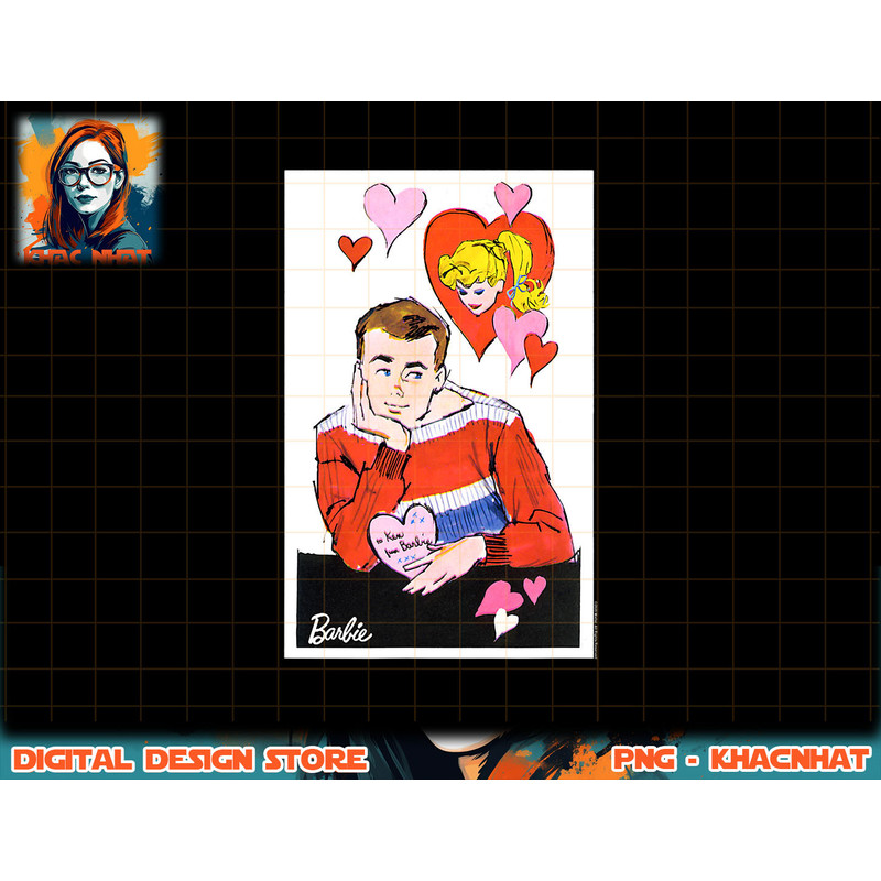 Barbie Valentines Ken DayDreaming png, sublimation copy.jpg
