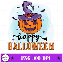 happy halloween sublimation witch, happy halloween png, instant download, sublimation graphics, clipart