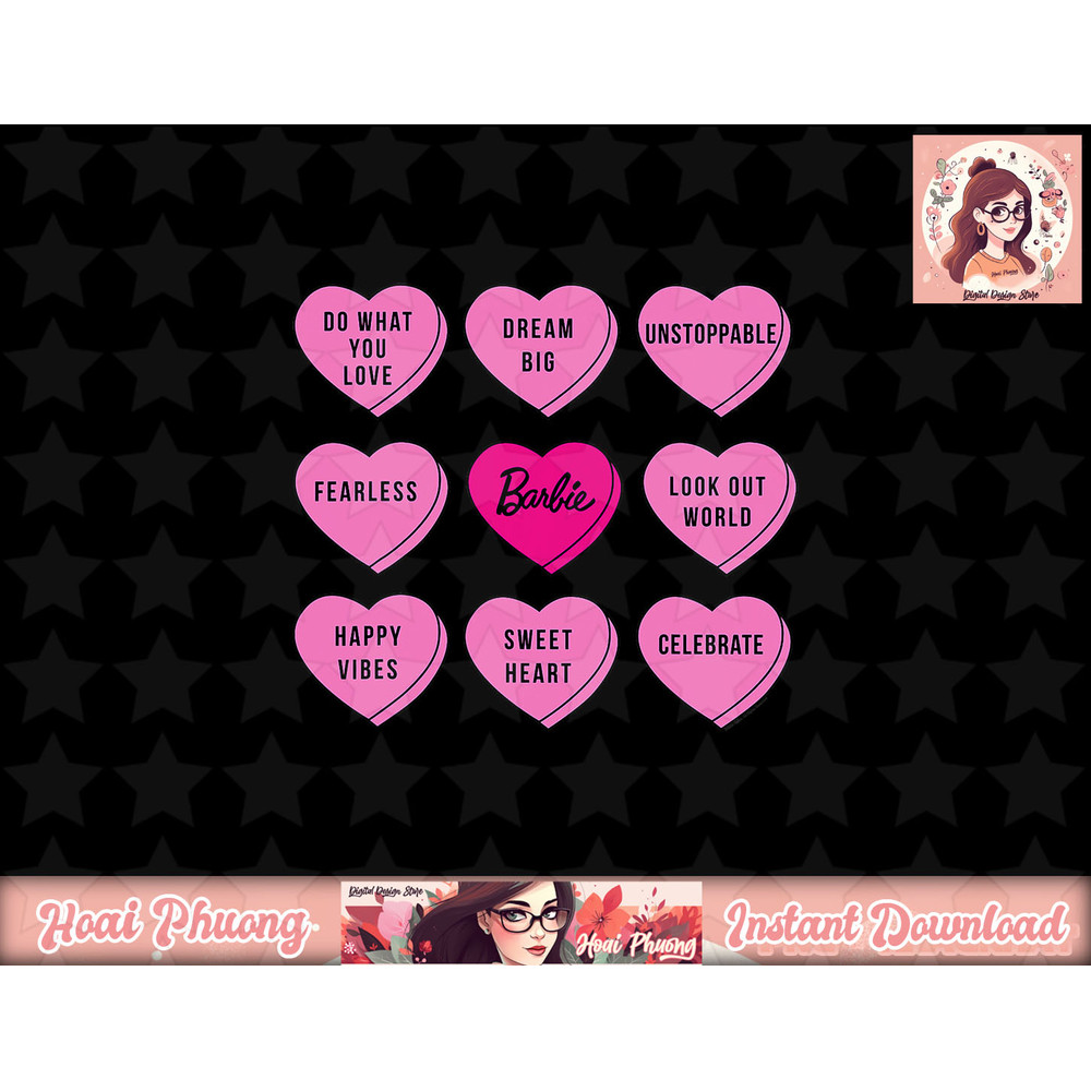 Barbie Valentines Sweethearts png, sublimation copy.jpg