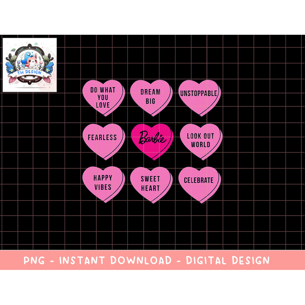 Barbie Valentines Sweethearts png, sublimation copy.jpg