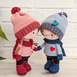 Jamila and billy amigurumi English pattern doll PDF