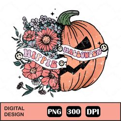 halloween png, hippie halloween png, halloween sublimation design, retro halloween png, fall png, spooky png, ghost png,