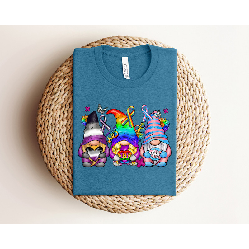 Rainbow Gnomes Shirt, LGBT Pride Gift, Gay Shirt, Rainbow Pride Gift, Gnomes Shirt, Equality Shirt, LGBTQ Shirt, Pride Shirt, Love Is Love - 2.jpg