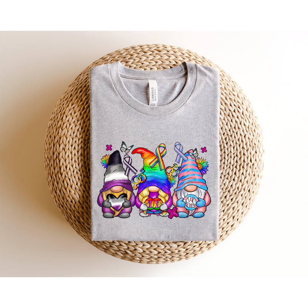 Rainbow Gnomes Shirt, LGBT Pride Gift, Gay Shirt, Rainbow Pride Gift, Gnomes Shirt, Equality Shirt, LGBTQ Shirt, Pride Shirt, Love Is Love - 3.jpg