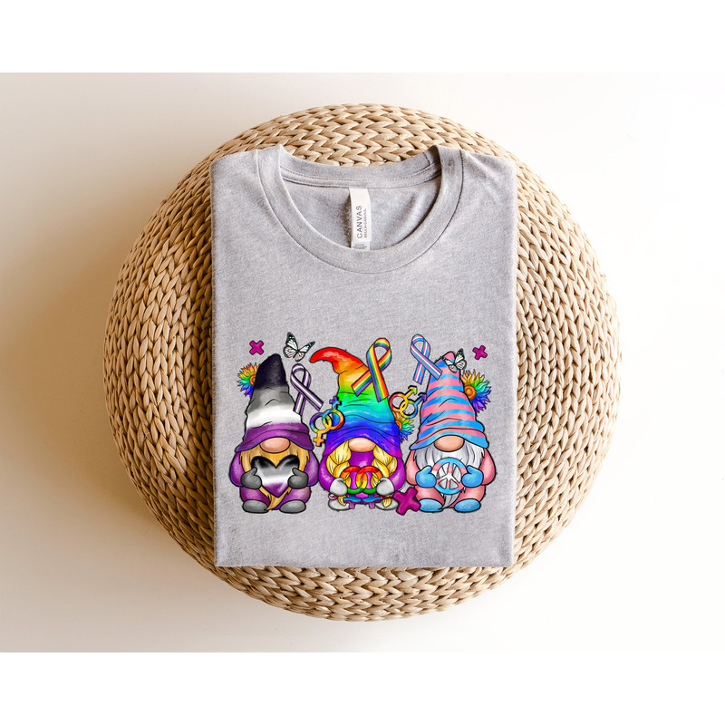 Rainbow Gnomes Shirt, LGBT Pride Gift, Gay Shirt, Rainbow Pride Gift, Gnomes Shirt, Equality Shirt, LGBTQ Shirt, Pride Shirt, Love Is Love - 3.jpg