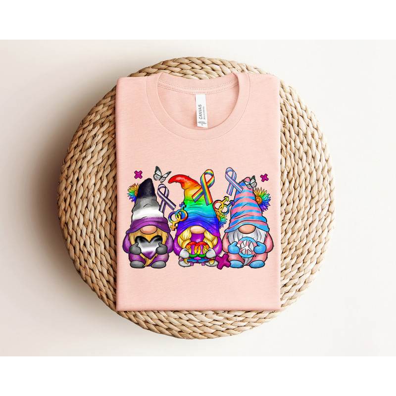 Rainbow Gnomes Shirt, LGBT Pride Gift, Gay Shirt, Rainbow Pride Gift, Gnomes Shirt, Equality Shirt, LGBTQ Shirt, Pride Shirt, Love Is Love - 4.jpg