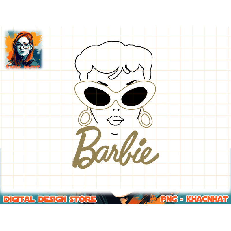 Barbie Vintage Gold Glasses png, sublimation copy.jpg