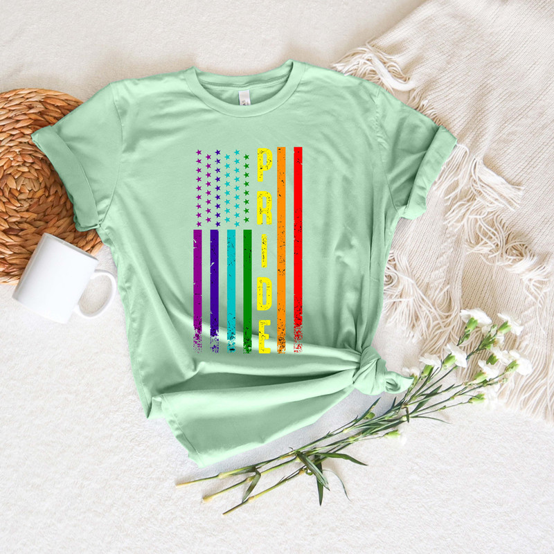 Gay Pride USA Flag Shirt,Equal Rights,Pride Shirt,LGBT Shirt,Social Justice,Human Rights,Anti Racism,American Rainbow Flag Shirt,Homosexual - 2.jpg