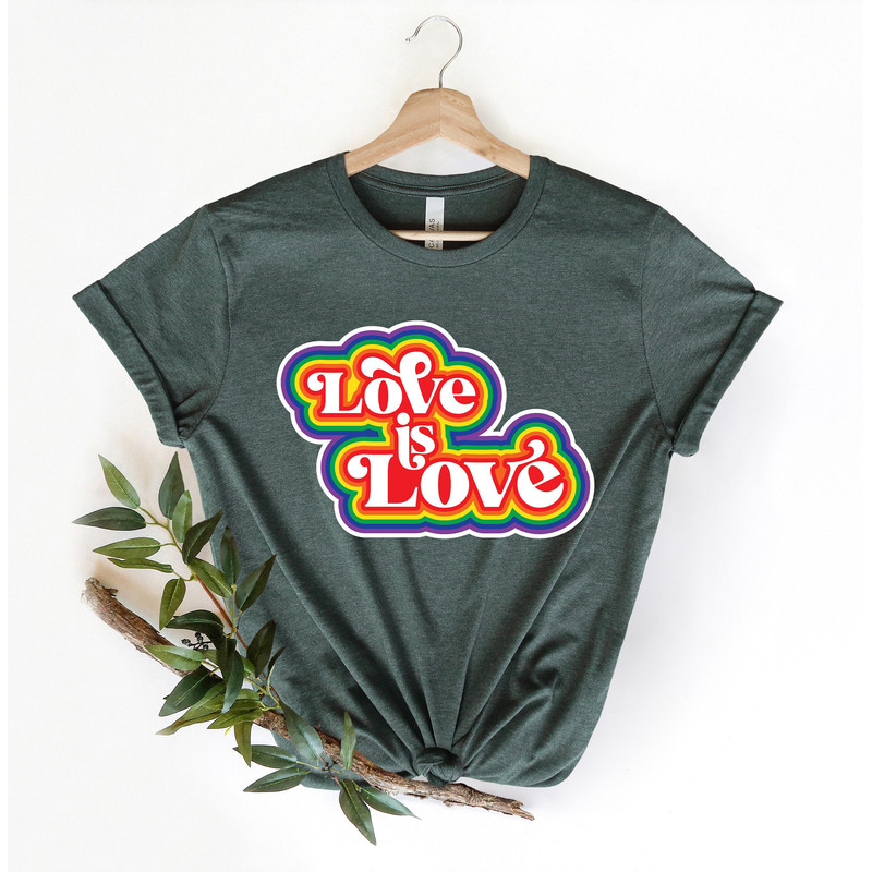 Love is Love Shirt, Love is Love Shirt, Rainbow Shirt Retro, LGBT Shirt, Pride Shirt, Equality Shirts, Equality Shirt - 1.jpg