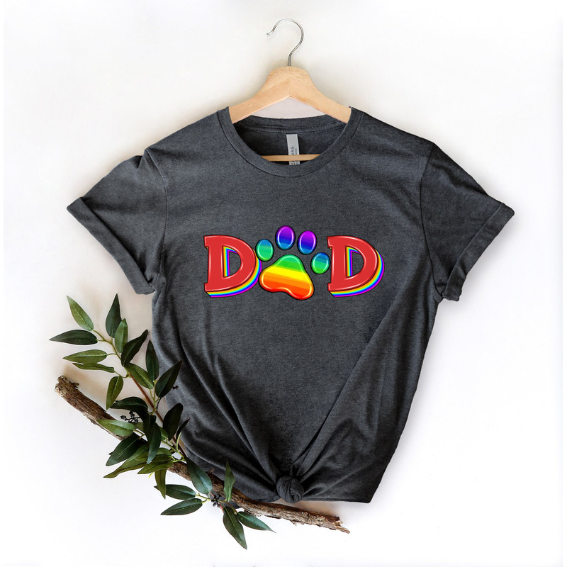 Pride Dad Shirt,Equal Rights,Pride Shirt,LGBT Shirt,Social Justice,Human Rights,Anti Racism,LGBT Dad Shirt,LGBT Paw Shirt - 1.jpg