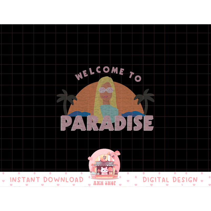 Barbie Welcome to Paradise png, sublimation copy.jpg