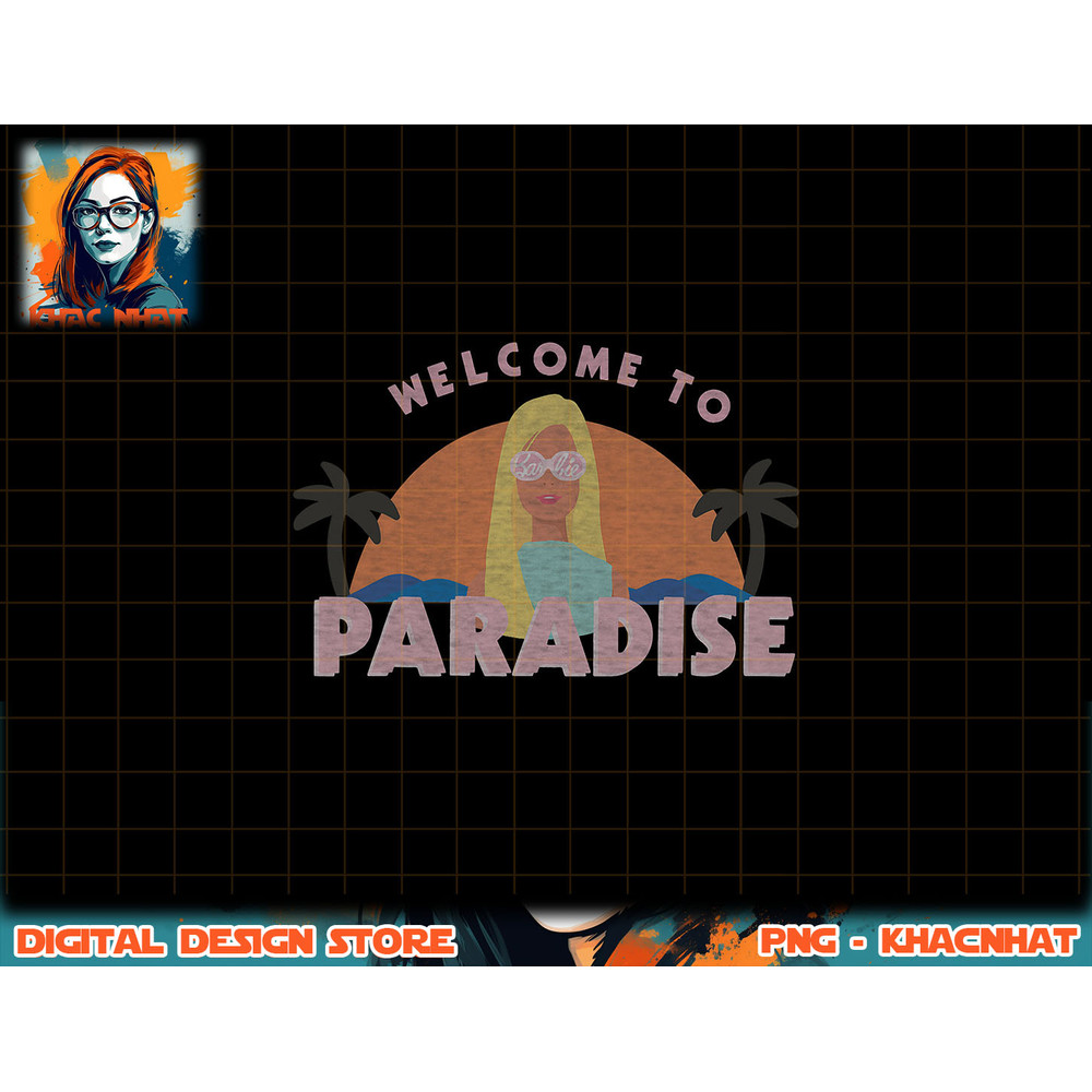 Barbie Welcome to Paradise png, sublimation copy.jpg