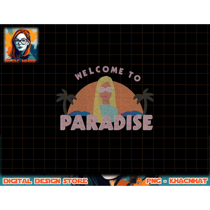 Barbie Welcome to Paradise png, sublimation copy.jpg