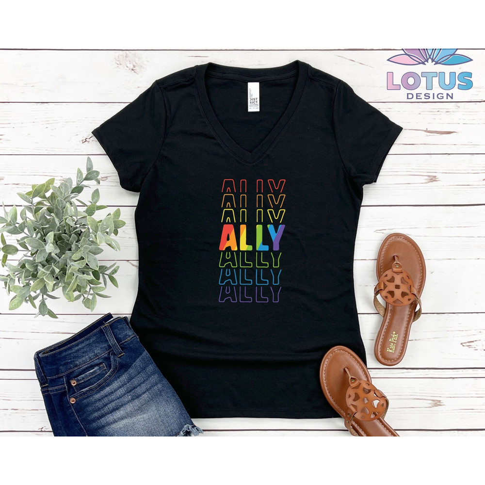 LGBT Ally T-Shirt, LGBT Pride Shirt, Love Is Love Shirt, Rainbow Sweat, Equality Rights Tee, Lesbian Pride Tee, Gay Pride Tee, Banned Books - 3.jpg