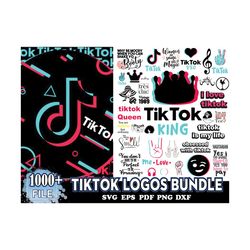 1000 Tik Tok Logo Bundle, Trending Svg, Tik Tok Svg