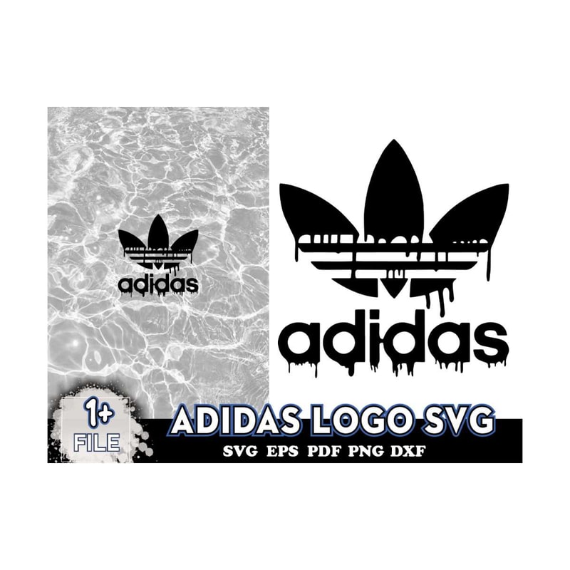 Adidas Logo Svg, Logo Brand Svg, Dripping Logo Svg Inspire Uplift