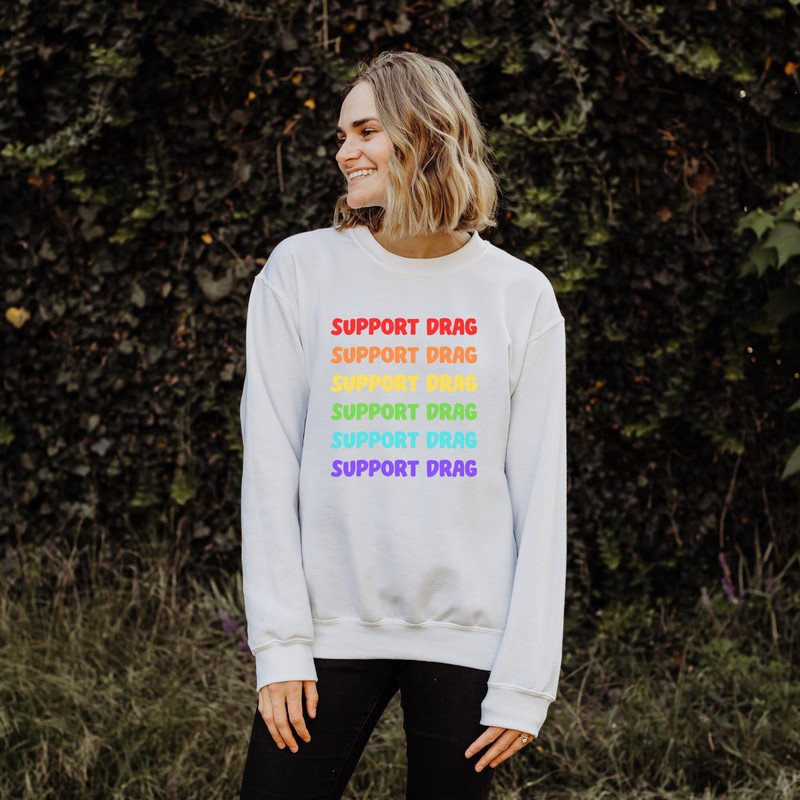 Support Drag Shirt, Pro Drag Queen Top, LGBTQ Rights Shirt, Drag Ban Protest Shirt, Rainbow Drag Show Shirt, Gay Rights Gift, Social Justice - 5.jpg