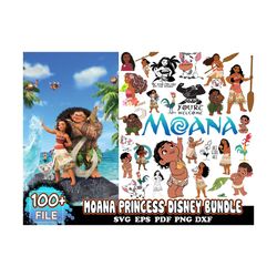 13 files messy bun skull bundle svg100 moana svg bundle, disney svg, moana princess svg