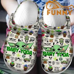 5 reasons to experience the force with baby yoda crocs crocband clogs, sandals, shoes