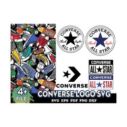 13 files messy bun skull bundle svgconverse logo svg, sport brand svg, converse brand svg