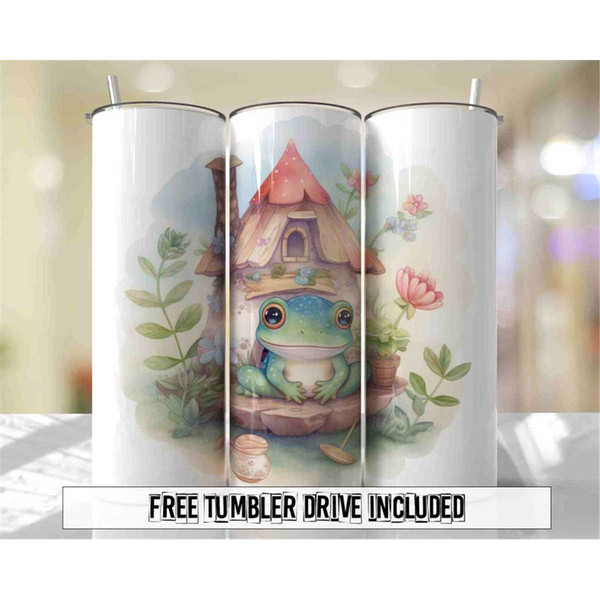 Frog Tumbler Wrap Watercolor Seamless Tumbler Wrap Seamless Sublimation  Designs Downloads - Skinny 20oz Design
