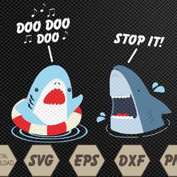 Funny Shark Humor Shark Singing Meme Style Svg, Eps, Png, Dxf, Digital Download