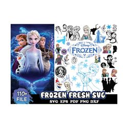 110 Frozen Fresh Svg, Disney Svg, Frozen Fresh Svg