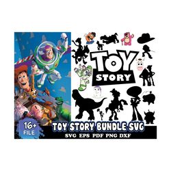 16 toy story bundle svg, disney svg, toy story svg
