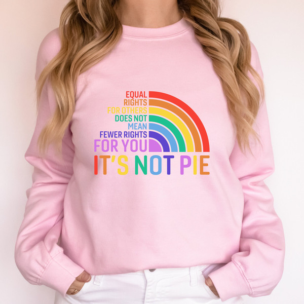 Equal rights for others does not mean fewer rights for you shirt, it not pie shirt, LGBT Rainbow, Black Rainbow, Transgender Rainbow, Pride - 2.jpg