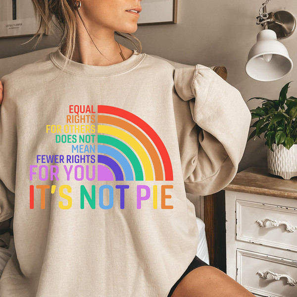Equal rights for others does not mean fewer rights for you shirt, it not pie shirt, LGBT Rainbow, Black Rainbow, Transgender Rainbow, Pride - 4.jpg