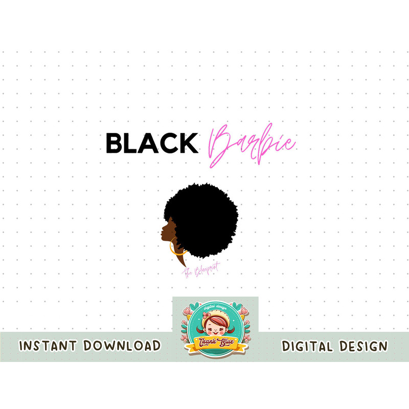 Black Barbie png, sublimation copy.jpg