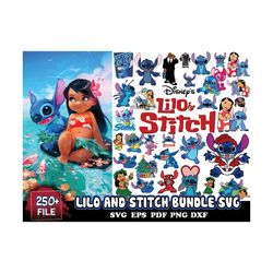 lilo and stitch bundle svg, stitch svg, disney svg