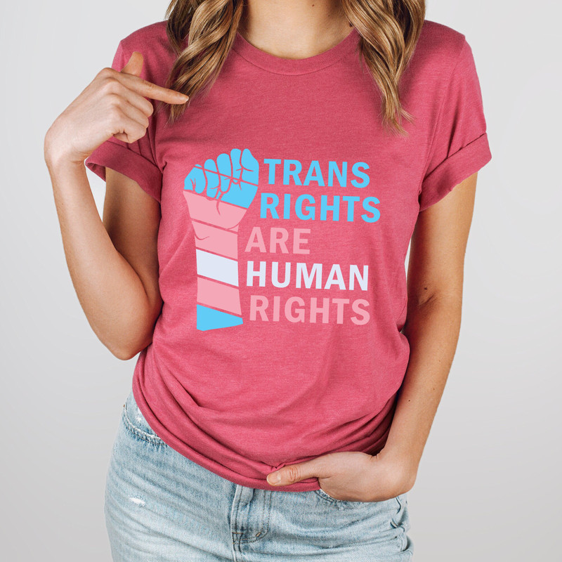 Trans Rights are Human Rights Shirt, Protect Trans Kids Tee, Transgender Pride Shirt, LGBTQIA Rights Top, Trans Lives Matter Shirt Gift - 3.jpg