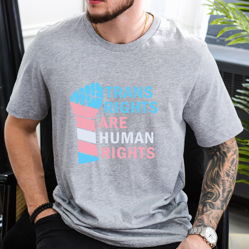 Trans Rights are Human Rights Shirt, Protect Trans Kids Tee, Transgender Pride Shirt, LGBTQIA Rights Top, Trans Lives Matter Shirt Gift - 4.jpg