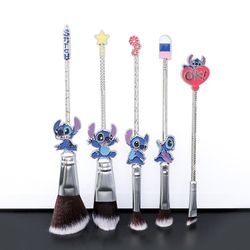 Disney Lilo and Stitch  Makeup Tool Soft Cosmetic Powder Foundation Eye Shadow Brush Plastic Handle