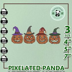pumpkin halloween embroidery design, pumpkin face embroidery design, scary pumpkin embroidery machine design, instant do
