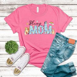 bluey mom t-shirt, rad like mom shirt, mothers day shirt, gift for mom, bluey family, family matching tee, mom life shir