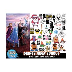 9000 file disney mega bundle svg