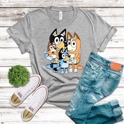bluey rad family t-shirt, rad like family shirt, family shirt, gift for family, bluey family, family matching tee, mom l