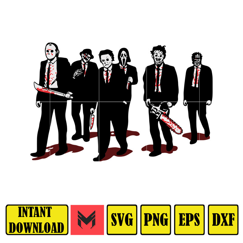 Halloween Svg, Horror Svg, Horror Characters Svg File for Cricut Digital Instant Download (2).jpg