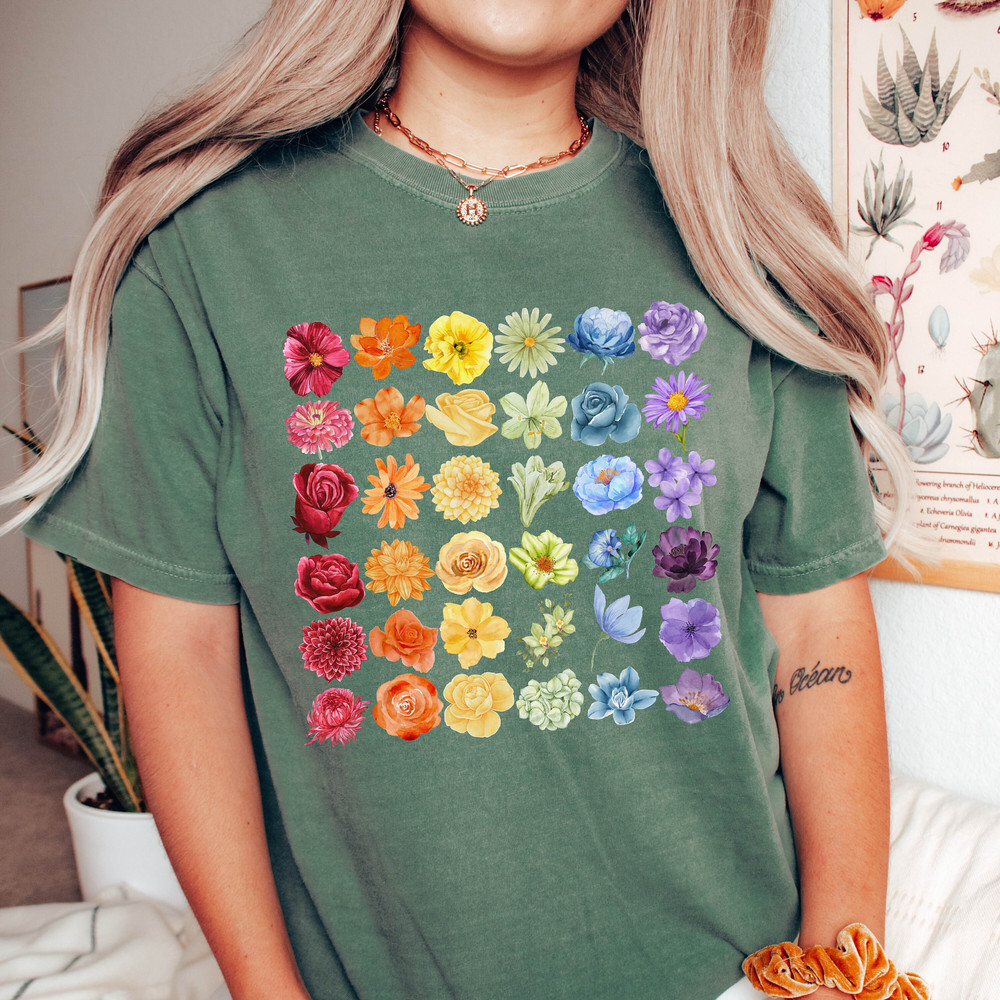 comfort colors pride shirt,wildflower pride month shirt,Cute Pride Shirt,LGBTQ Ally,Subtle Pride T-Shirt,Queer Gift,Lesbian Shirt,Gay Shirt - 5.jpg