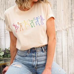 lgbt pride tshirt, gay pride shirt, funny lesbian shirts, lgbt shirt, spooky gay shirt,skeleton gay pride shirt,rainbow