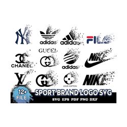 sport brand logo svg, bundle fashion brand logo, bundle svg