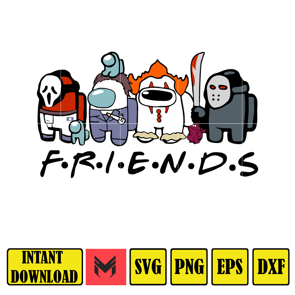 Halloween Svg, Horror Svg, Horror Characters Svg File for Cricut Digital Instant Download (4).jpg