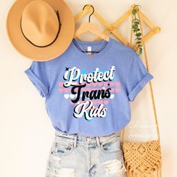 protect trans kids, lgbtq pride, trans pride, ally gift, trans pride flag tee, distressed trans shirt, trans rights, vin
