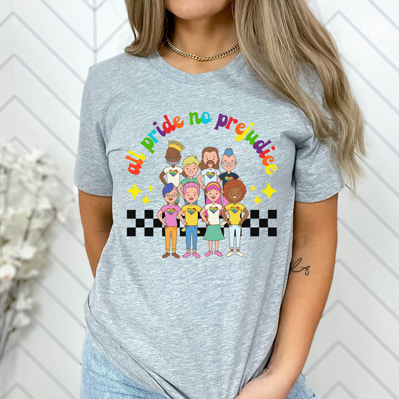 rainbow pride shirt, all pride no prejudice pride month shirt, lesbian pride outfit, gay rights blm shirt, lgbtq pride shirt, pride ally tee - 3.jpg
