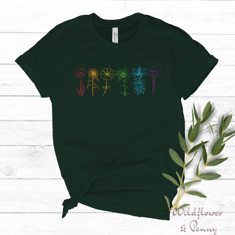 retro autism awareness shirt, austism tshirt, autism mom shirt, neurospicy shirt, neurodivergent shirt, floral lgbt shirt, subtle pride tee - 4.jpg