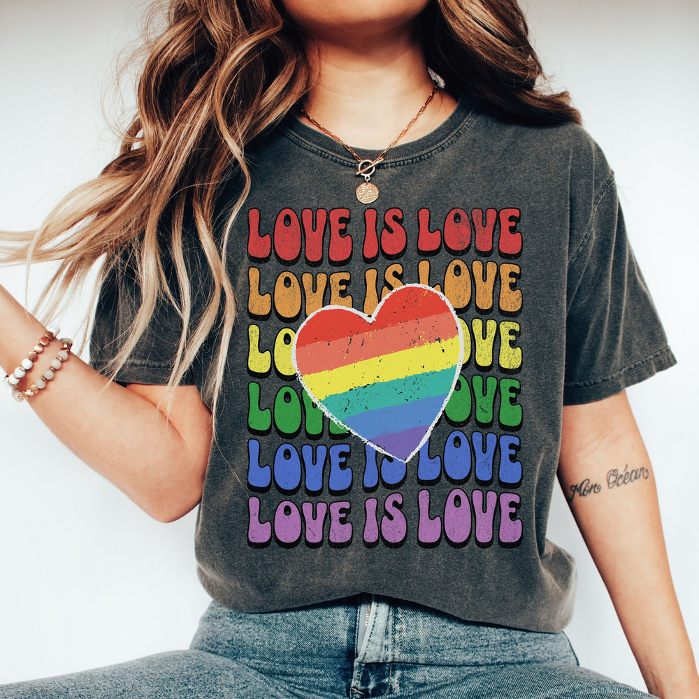 retro pride comfort colors shirt, lgbt shirt, pride month shirt, rainbow heart shirt, trendy pride, ally tshirt, lgbtqia pride,rainbow pride - 1.jpg